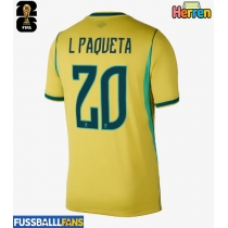 Brasilien Lucas Paqueta #20 Heimtrikot WM 2026 Kurzarm